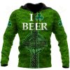 Beer Lover – ST.PATRICK DAY Custom Name Zip Up Hoodie