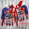 Car Lover – Freedom Convoy 2022. Truckers For Freedom. Mandate Freedom American Canadian Trucker Custom Name Zip Up Hoodie