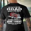 Car Lover – Six Days On The Road V2 T-Shirt