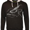 Music Lover – Guitar Black Pullover Hoodie