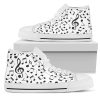 Music Lover – Musical Notes High Top Shoes V1