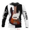 Music Lover – Wooden Guitar Pullover Hoodie