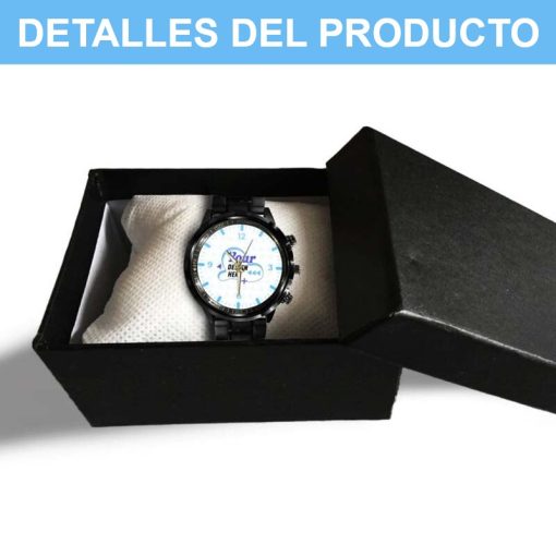 Real Betis – Reloj de acero Edición Especial con Nombre Personalizado