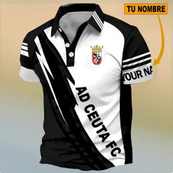AD Ceuta FC – Polo Nuevo estilo con Nombre Personalizado
