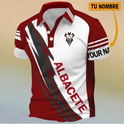 Albacete Balompié – Polo Nuevo estilo con Nombre Personalizado