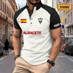 Albacete Balompié – Polo Deportivo Nuevo estilo con Nombre Personalizado