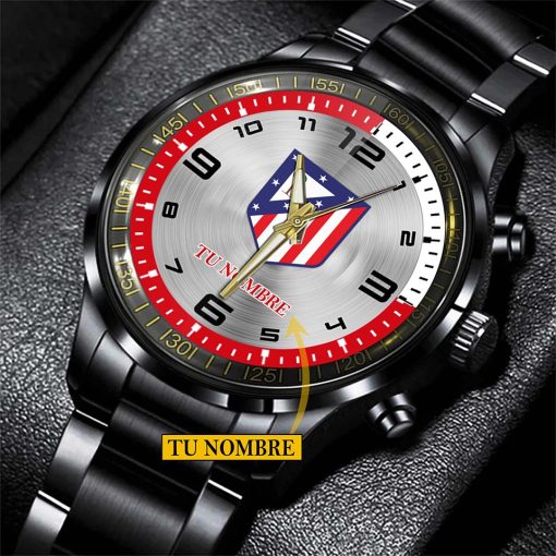 Atlético Madrid – Reloj de acero Edición Especial con Nombre Personalizado
