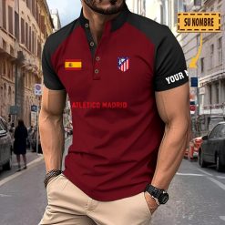 Atlético Madrid – Polo Deportivo Nuevo estilo con Nombre Personalizado