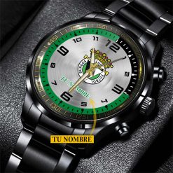 Burgos CF – Reloj de acero Edición Especial con Nombre Personalizado