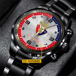CA Osasuna – Reloj de acero Edición Especial con Nombre Personalizado