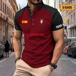 CA Osasuna – Polo Deportivo Nuevo estilo con Nombre Personalizado