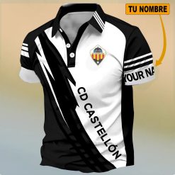 CD Castellón – Polo Nuevo estilo con Nombre Personalizado
