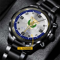 CD Leganés – Reloj de acero Edición Especial con Nombre Personalizado