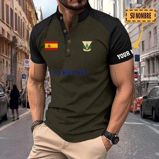 CD Leganés – Polo Deportivo Nuevo estilo con Nombre Personalizado