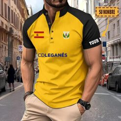 CD Leganés – Polo Deportivo Nuevo estilo con Nombre Personalizado