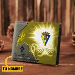 Cádiz CF – Cartera Nuevo estilo con Nombre Personalizado