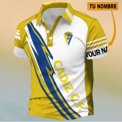 Cádiz CF – Polo Nuevo estilo con Nombre Personalizado