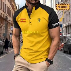 Cádiz CF – Polo Deportivo Nuevo estilo con Nombre Personalizado