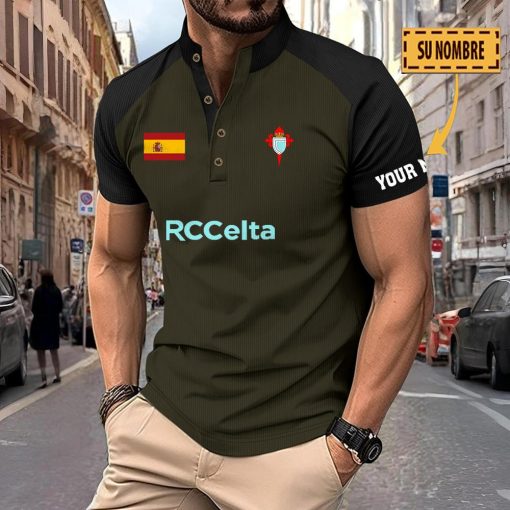 Celta Vigo – Polo Deportivo Nuevo estilo con Nombre Personalizado