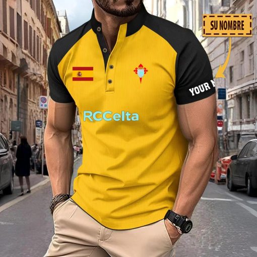 Celta Vigo – Polo Deportivo Nuevo estilo con Nombre Personalizado
