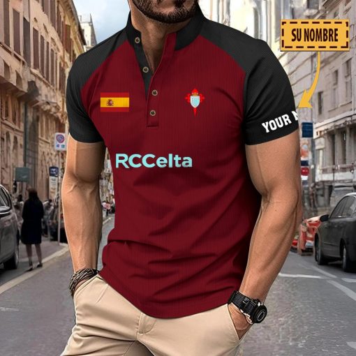 Celta Vigo – Polo Deportivo Nuevo estilo con Nombre Personalizado