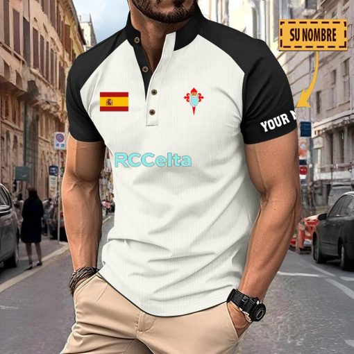 Celta Vigo – Polo Deportivo Nuevo estilo con Nombre Personalizado
