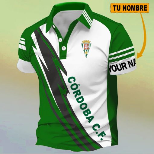 Córdoba CF – Polo Nuevo estilo con Nombre Personalizado