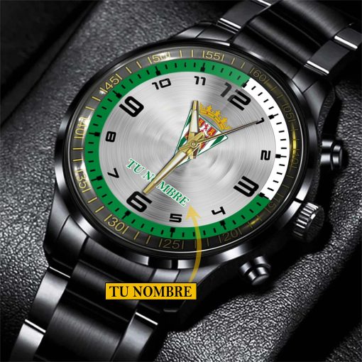 Córdoba CF – Reloj de acero Edición Especial con Nombre Personalizado