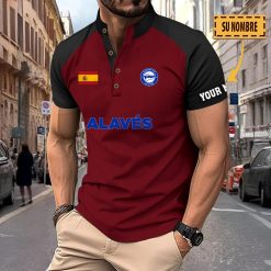 Deportivo Alavés – Polo Deportivo Nuevo estilo con Nombre Personalizado
