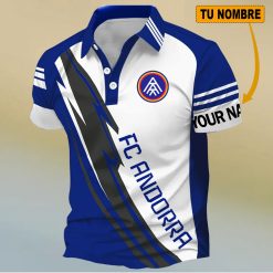 FC Andorra – Polo Nuevo estilo con Nombre Personalizado