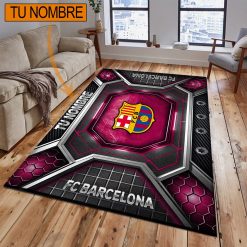 FC Barcelona – Alfombra Edición Especial con Nombre Personalizado