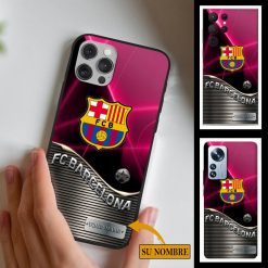 FC Barcelona – Funda para móvil Edición Especial con Nombre Personalizado