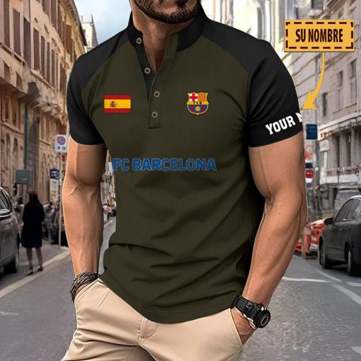 FC Barcelona – Polo Deportivo Nuevo estilo con Nombre Personalizado