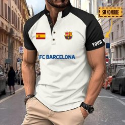 FC Barcelona – Polo Deportivo Nuevo estilo con Nombre Personalizado