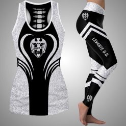 Levante UD – Top de tirantes calado y Leggings Estilo deportivo