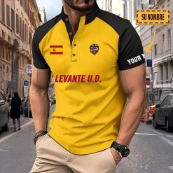 Levante UD – Polo Deportivo Nuevo estilo con Nombre Personalizado