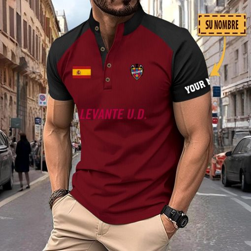 Levante UD – Polo Deportivo Nuevo estilo con Nombre Personalizado