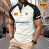 Málaga CF – Polo Deportivo Nuevo estilo con Nombre Personalizado