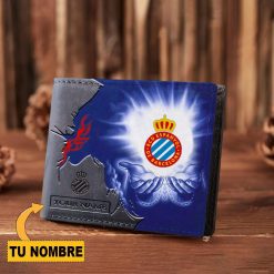 RCD Espanyol – Cartera Nuevo estilo con Nombre Personalizado