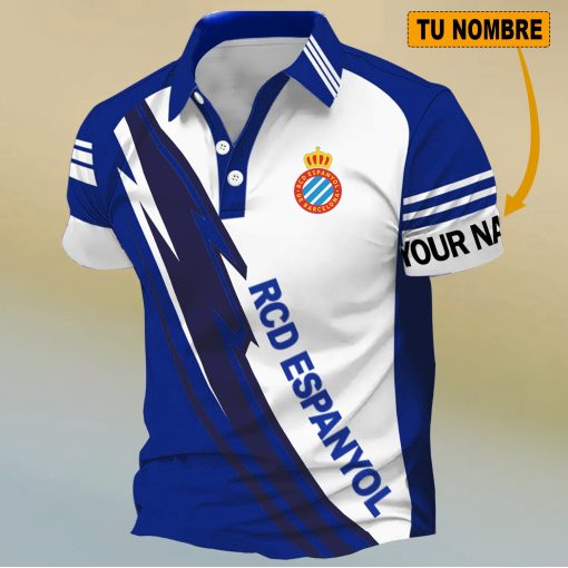 RCD Espanyol – Polo Nuevo estilo con Nombre Personalizado