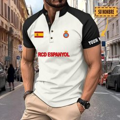 RCD Espanyol – Polo Deportivo Nuevo estilo con Nombre Personalizado