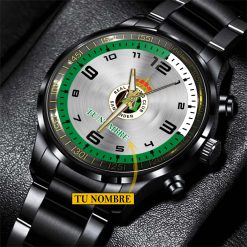 Racing Santander – Reloj de acero Edición Especial con Nombre Personalizado
