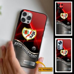 Rayo Vallecano – Funda para móvil Edición Especial con Nombre Personalizado