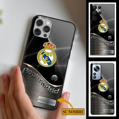 Real Madrid – Funda para móvil Edición Especial con Nombre Personalizado