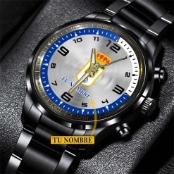 Real Oviedo – Reloj de acero Edición Especial con Nombre Personalizado
