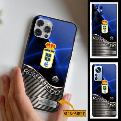 Real Oviedo – Funda para móvil Edición Especial con Nombre Personalizado