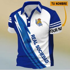 Real Sociedad – Polo Nuevo estilo con Nombre Personalizado