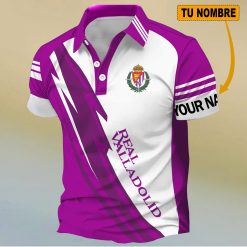 Real Valladolid – Polo Nuevo estilo con Nombre Personalizado