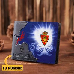 Real Zaragoza – Cartera Nuevo estilo con Nombre Personalizado