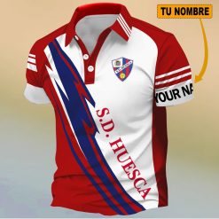 SD Huesca – Polo Nuevo estilo con Nombre Personalizado